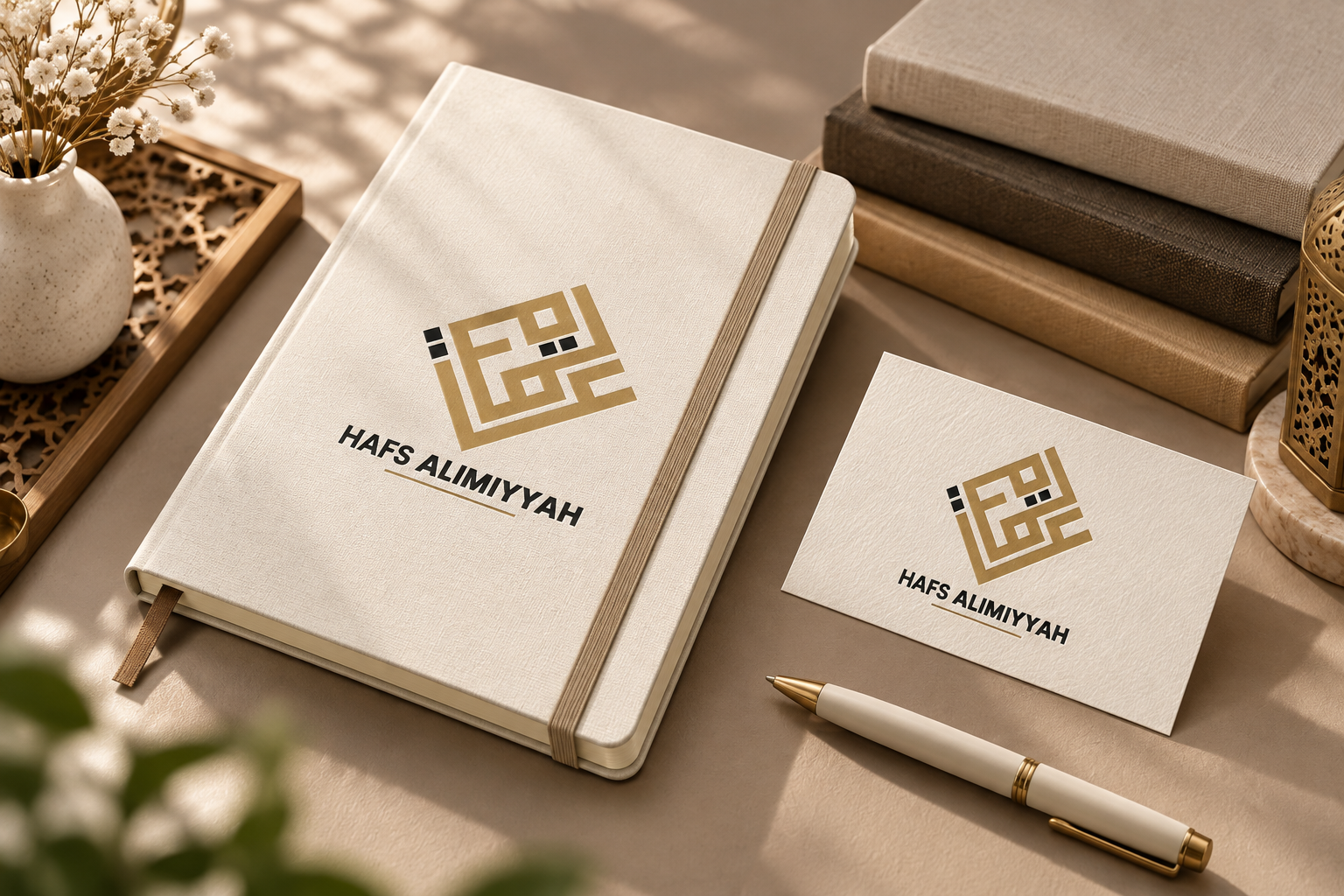 Hafs Alimiyyah geometric identity on stationery