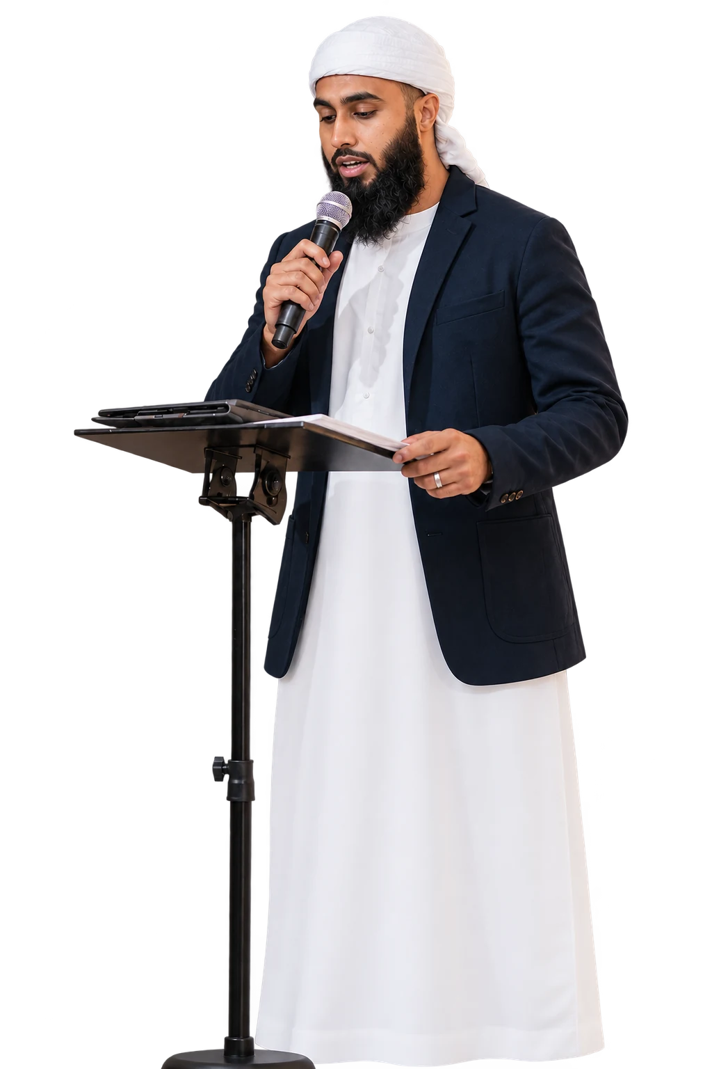 Ibrahim Ghari leading a wedding ceremony